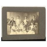Vintage B&W Photograph on Card