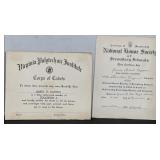 2 Pieces of Personal Ephemera