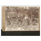 Vintage B&W Photograph on Card