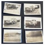 6 Vintage B&W Photographs ( Cars )