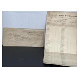 2 Pieces of Ephemera , 1 Railway Mail Service