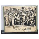 "The Winnah" drawing - signed Erickson