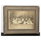 Vintage B&W Photograph on Card