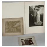 3 Vintage Black & White Photographs