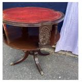 Outstanding Gold Embossed Leather Top