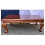 Beautiful Fancy Carved Cherry Coffee Table