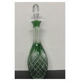 Cut-to-Clear Etched Lead Crystal Decanter
