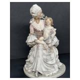 Large Heavy Exquisite Figurine Signed