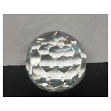 Sparkling Lead Crystal Tiffany & Co Paperweight