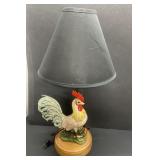 Nice Large Rooster Lamp with Shade