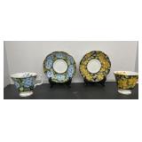 2 Royal Albert Teacups & Saucers England