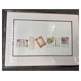 FRAMED ARTIST SIGNED & TITLED ART (A/P)