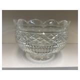 Large High Quality Lead Crystal Bowl