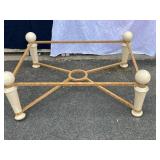 Large Contemporary Glass Top Coffee Table