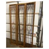 TALL Teakwood 3-Paneled Folding Screen