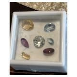 Collection of Gems in Protective Cubed