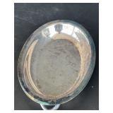 Silver Toned Serving Dish