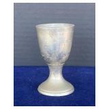 Metal Brandy Cup or Hard Boiled Egg Cup