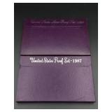 United States proof set 1987-1989