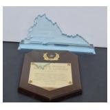 Award Recognition Plaque, etcï¿½