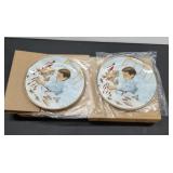 (2) Porcelain Rhea Silva Collectorï¿½s Plates