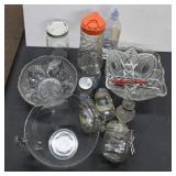 Lot of Vintage Collectible Glassware
