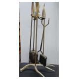 Horned Fire Tools with Stand