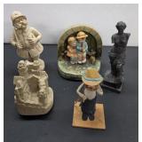 (5) Pieces Collectible Figures/Statues, etc..