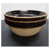 (2) Stoneware Mixing Bowls