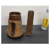 (2) Pieces Vintage Handmade Pottery