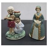 (2) Porcelain Figurines (Occupied Japan, etcï¿½)