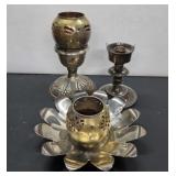 Collection of Fancy Vintage Metalware