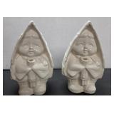 (2) Whimsical Figural Tokyo Drinking Glasses