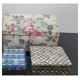 Collection of (3) Decorative Lift-Top Boxes