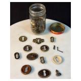 Aged Antique Brass Escutcheon