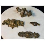 JUNK LOT of antique salvaged brass