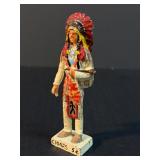 Cigar Store Indian, Hpt Pewter