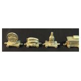 Vintage Heinz Miniature Pewter Train