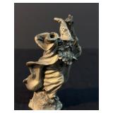Vtg Pewter Wizard