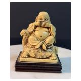 Original Antique Hand Carved Bone Asian FIGURES