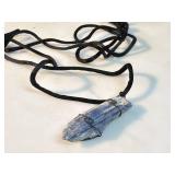 Blue Kyanite Healing Crystals Necklace