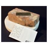 Loewï¿½s Brick from Estate of Pastor William Wagner