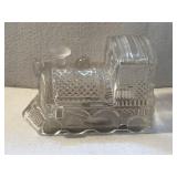 Crystal Train Piggy Bank- no Key
