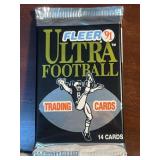 UNOPENED Pack Vintage Cards,Football