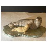 2 Seals on Rock Figurine - Great Britain