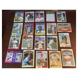 Collection of 20 Vintage 1970ï¿½s Baseball Cards