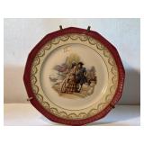 Limoges Porcelain Plate W/Stand France