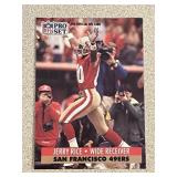 Vintage Football Card - Jerry Rice #654