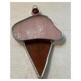 Stained Glass Ice Cream Wall Hanging
