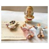 2 Miniature Babies & 1 Nurse Angel Pinï¿½